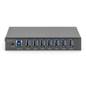 Digitus DA-70258-1 Ipari 7-Portos USB 3.0 Hub - Digitus