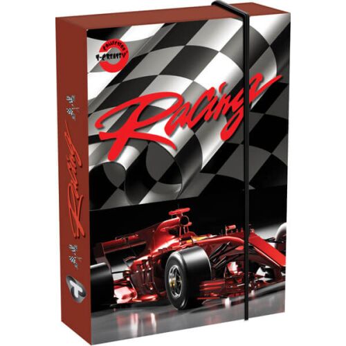 Versenyautós füzetbox - A5 - T-Creatív - 2-féle mintával