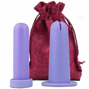 Linovit® Menstruációs Kehely Applikátor - Orvosi Szilikon, Újrafelhasználható, Lila 140637652 - Menstruációs kehely