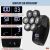 Linomag® Multifunktions-Elektrorasierer, professionell, 7D 5 in 1 mit flexiblen rotierenden Köpfen, LED-Display, wasserdicht, per USB wiederaufladbar, für Haare, Bart, Nase und Kontur, Schwar 140854569