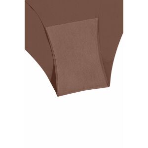 Silvia Majtki damskie, wysoki stan, bezszwowe, brązowe - brązowe, XL 140671610 - Moda i ubiór