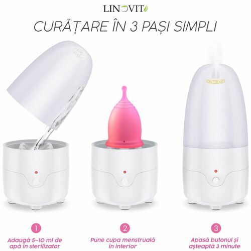 Linovit® Menstruációs Kehely Szett - 25ml & 30ml + Gőzsterilizáló 140812039