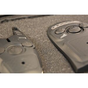 Set 4+1 Avertizori Pescuit Carp Expert MAX1, waterproof, raza 150m, cutie transport 140703619 - Индикатор за улов