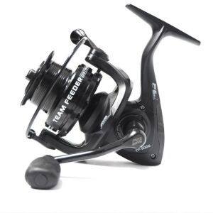 Mulineta pescuit, TEAM FEEDER 7000, frana frontala micrometrica multidisc, tambur din aluminiu, 5+1 rulmenti inox, multi stop, raport 4.7:1, capacitate tambur 0.26mm/420m 140671651 - Риболов