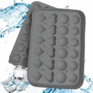 3D Szilikon Jégforma – Szív és Rombusz 139021755 - Výroba koktailov