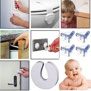 Kit protectie mobilier copii, 30 de accesorii, plastic