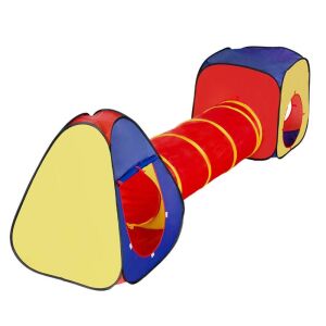 3 az 1-ben Gyerek Játszósátor alagúttal, igluval és kockával - ProCart