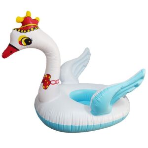 Colac de baie gonflabil, forma Lebada, model copii, 69x52 cm, alb 139023744 - Colaci si accesorii gonflabile inot copii