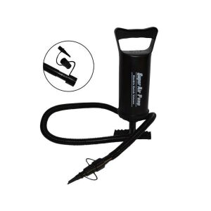 Légpumpa felfújható játékokhoz, kézi működtetésű, 3 szelepes, fekete ABS 139024431 - Pumpa