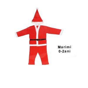 Baba Mikulás jelmez 0-2 éveseknek, piros és fehér - Mikulás jelmez