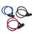 Cablu antifurt bicicleta, inchidere cheie, lungime 62 cm, rosu 139026419