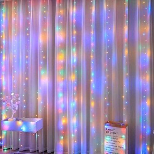 MaterLED RBG LED Fényfüggöny 3x3 m, 8 világítási mód, USB, 5W, távirányító