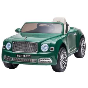 Elektromos játékautó Bentley Mulsanne, 2x35W, MP3, maximum 30 kg, távirányító, EVA kerekek, zöld