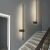 Modern fekete LED fali gyertyatartók a folyosón, Aplica LED line