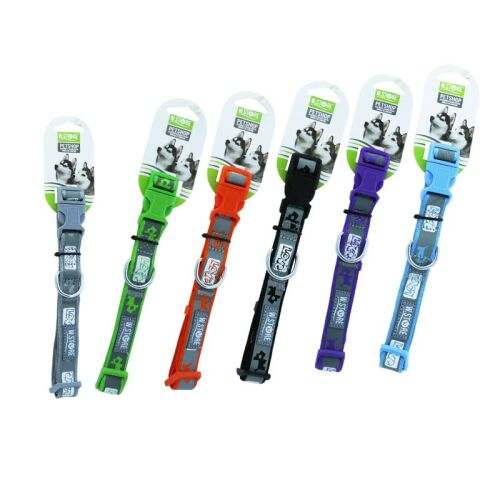 Zgarda pentru caini, lungime reglabila 34-40 cm, latime 2 cm, diverse culori 139027260