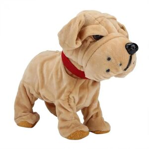 Cățel interactiv de pluș Bulldog Francez cu sunet și mișcare - Plușuri interactive