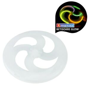 Frizbi repülő korong játék kiegészítő, DIY világító, 19 cm, ABS