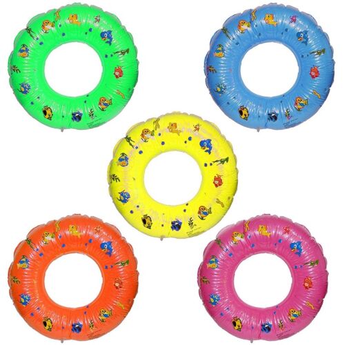 Felfújható úszógumi lányoknak, léghólyagokkal, állatmintával, rózsaszín 50 cm 139028052