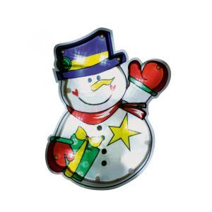 Hóember LED ablakvilágítás karácsonyra - Home