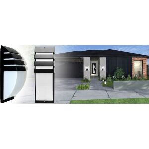 Viki Eco Fali Lámpa - E27, 60W, Beltéri/Kültéri, Fekete