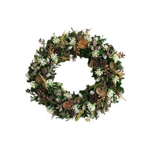 Bukszus Ajtókoszorú - 50 cm, Kézzel Készített, Természetes Dekoráció 139029741 - Koszorú