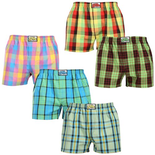 Styx Férfi Bő Boxeralsó 5db - Klasszikus Gumipánt, Többszínű, XXL 139031099