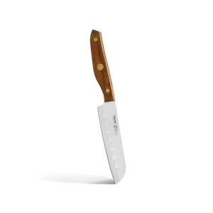 Fissman Federico Santoku kés 13 cm, X30Cr13 acél penge, fa nyél - Kés
