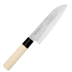 Satake Magoroku Saku 17 cm-es Santoku kés, univerzális japán konyhakés - Kés