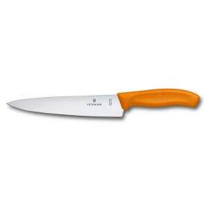 Victorinox 19 cm-es egyenes szakácskés narancssárga nyéllel - Victorinox