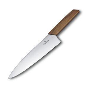Ferdenézetű Victorinox Swiss Modern 20 cm-es szakácskés diófa nyéllel - Victorinox