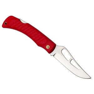 Mikov Clip Red összecsukható kés, rozsdamentes acél penge, piros markolat - Kés