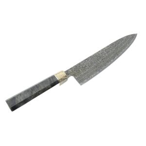 Suncraft SENZO DAWN Limitált Kiadású 200mm-es Szakácskés damaszkuszi acél pengével és fa nyéllel - Kés