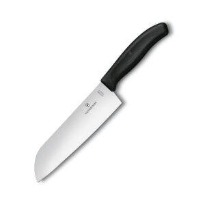 Victorinox Santoku kés 6.8503.17G, 17 cm penge, fekete TPE nyél, precíziós konyhakés - Kés