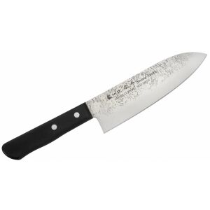 17 cm Satake Nashiji Black Pakka univerzális Santoku kés 17 cm Satake Nashiji Black Pakka univerzális Santoku kés
