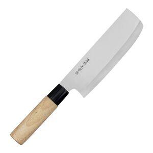 Satake Megumi 16 cm-es Nakiri zöldségkés fa nyéllel - Kés