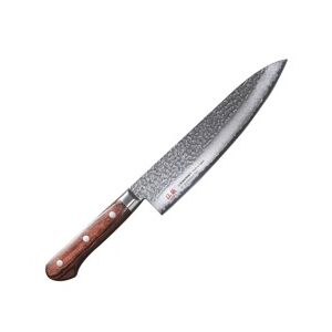 Suncraft SENZO UNIVERSAL Gyuto 210 mm szakácskés damaszkuszi acél pengével és Pakkawood nyéllel - Kés
