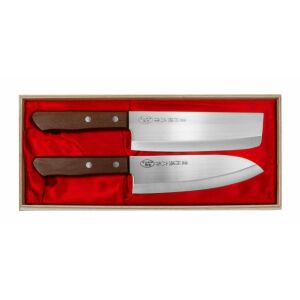 Satake Tomoko Santoku és Nakiri kés készlet fa díszdobozban - Kés