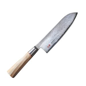 Suncraft Senzo Twisted Octagon Santoku konyhakés 167mm, Japán konyhakés - Kés