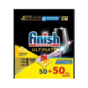 Finish Ultimate All in 1 Lemon Mosogatógép Tabletta - 100 db 139032995 - Gépi mosogatás