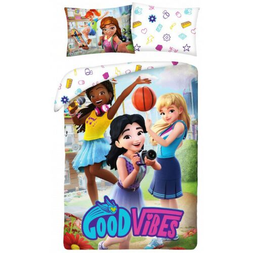 Súprava obliečok Lego Friends Good Vibes s obliečkou na vankúš