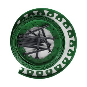 Flexibilis Kerti Ágyásszegély - 4 cm x 10 m, Zöld, 20 Tüskével 139033895 - Ágyásszegély