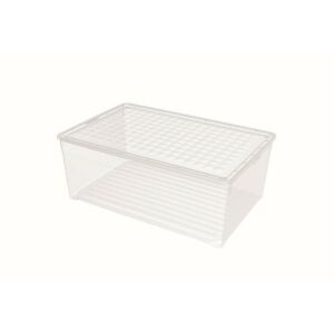 Box mit Deckel Textilbox 45L 59,6x39,4x23cm transparent 139034066 - Lagerung & Organisation