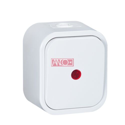 Hydra+ IP54 nyomókapcsoló jelzőfénnyel, kültéri - Anco