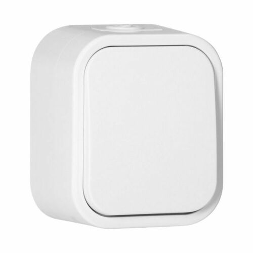 Hydra+ IP54 Kültéri Fali Kapcsoló - Egypólusú, Fehér 169925032 - Anco