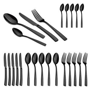 Berlinger Haus BH-3081 24-teiliges schwarzes Besteckset - Besteck