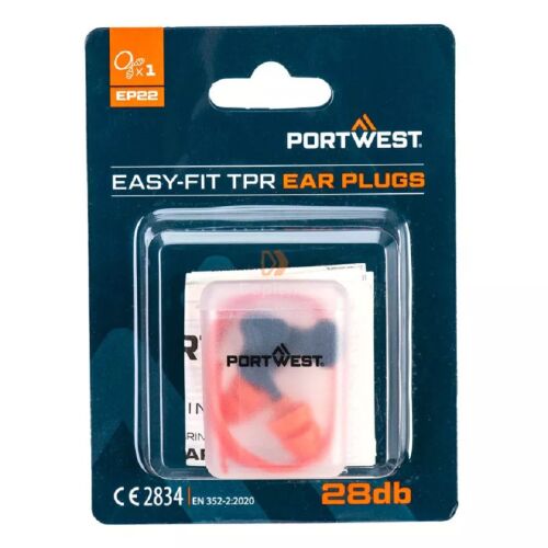 PortWest EP22ORR TPR Zsinóros Füldugó - SNR 30dB, EN 352 139034779