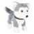 Interactive Husky Dog on Leash - Walking, Barking Plush Toy 139034854