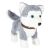 Interactive Husky Dog on Leash - Walking, Barking Plush Toy 139034854