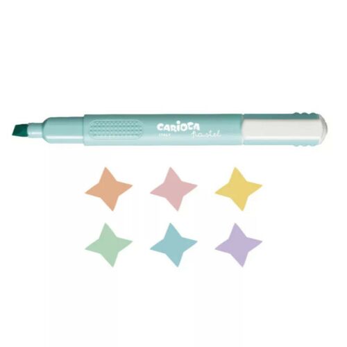 CARIOCA Pasztell Szövegkiemelő Készlet - 6 db 139035228