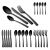 Berlinger Haus BH-3080 24-dijelni set crnog pribora za jelo